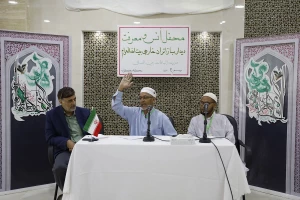 حضور شیعیان منطقه کارگیل کشمیر در بعثه مقام معظم رهبری در مکه
