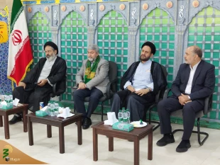 همزمان با عید غدیرخم درمکه دست اندکاران حج با نماینده ولی فقیه در امور حج و زیارت دیدار کردند 5