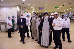 بازدید سرپرست حجاج ایرانی از آشپزخانه الافندیه درمکه