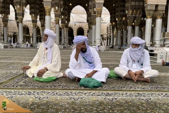 حضور زائران در حرم نبوی 6