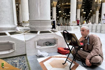 حضور زائران در حرم نبوی 12