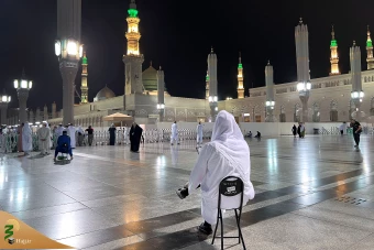 حضور زائران در حرم نبوی 15