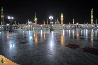 حضور زائران در حرم نبوی 16