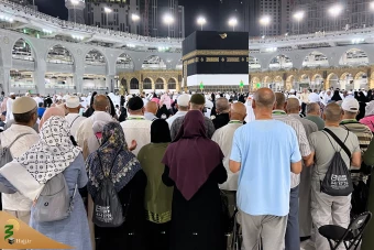 وداع حجاج با کعبه  2