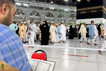 وداع حجاج با کعبه  6
