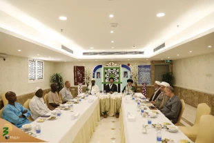 Head of the Central Africa Hajj mission meets Head of the Iranian pilgrims 4