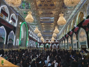 با نزدیک شدن به ماه محرم؛ حرم ارباب سیاه پوش شد 4