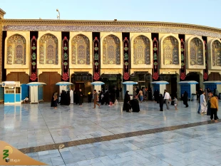 با نزدیک شدن به ماه محرم؛ حرم ارباب سیاه پوش شد 13