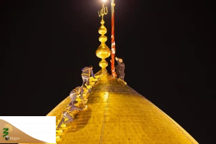 کربلا با شست‌وشوی گنبد حرم امام حسین آماده محرم شد 4