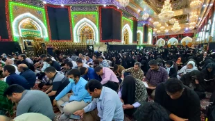 مراسم معنوی دعای پرفیض کمیل در خیمه گاه سیدالشهدا در کربلا  8