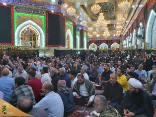 مراسم معنوی دعای پرفیض کمیل در خیمه گاه سیدالشهدا در کربلا  14