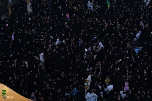 با حضور خیل عظیم زائران؛

پرچم حرم امام حسین (ع) تعویض شد 4
