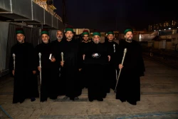 آئین تعویض پرچم گنبد حرم آستان مقدس حسینی و عباسی 4