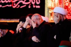 آئین تعویض پرچم گنبد حرم آستان مقدس حسینی و عباسی 9