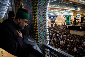 آئین تعویض پرچم گنبد حرم آستان مقدس حسینی و عباسی 15