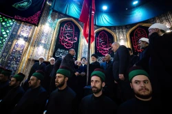آئین تعویض پرچم گنبد حرم آستان مقدس حسینی و عباسی 10