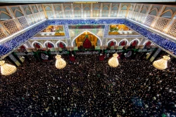 آئین تعویض پرچم گنبد حرم آستان مقدس حسینی و عباسی 18