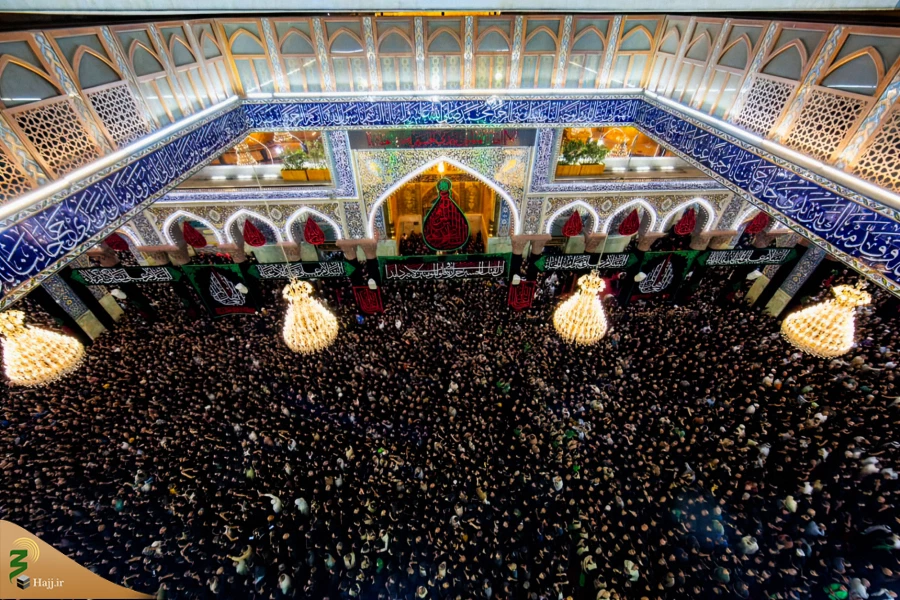 آئین تعویض پرچم گنبد حرم آستان مقدس حسینی و عباسی 18