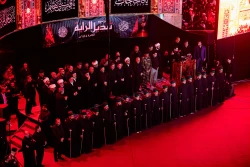 آئین تعویض پرچم گنبد حرم آستان مقدس حسینی و عباسی 12