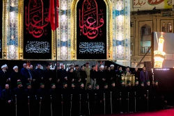 آئین تعویض پرچم گنبد حرم آستان مقدس حسینی و عباسی 20