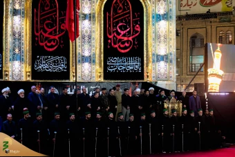آئین تعویض پرچم گنبد حرم آستان مقدس حسینی و عباسی 20