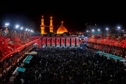 آئین تعویض پرچم گنبد حرم آستان مقدس حسینی و عباسی 21