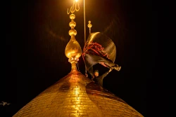 آئین تعویض پرچم گنبد حرم آستان مقدس حسینی و عباسی 22