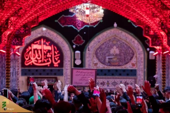 عزاداری عاشقان اباعبدالله الحسین در کربلای معلی 2