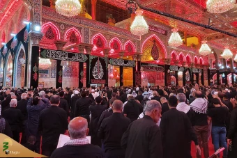 عزاداری عاشقان اباعبدالله الحسین در کربلای معلی 8