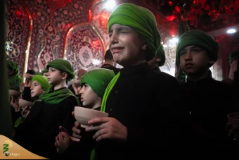عزاداری عاشقان اباعبدالله الحسین در کربلای معلی 7