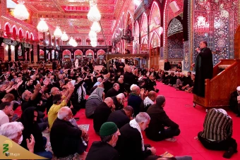 عزاداری عاشقان اباعبدالله الحسین در کربلای معلی 18