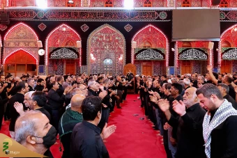 عزاداری عاشقان اباعبدالله الحسین در کربلای معلی 19