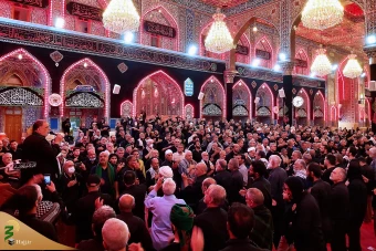 عزاداری عاشقان اباعبدالله الحسین در کربلای معلی 12