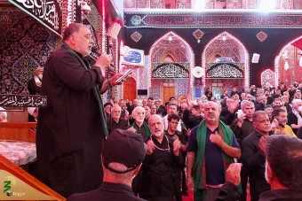 عزاداری عاشقان اباعبدالله الحسین در کربلای معلی 13