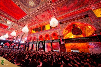عزاداری عاشقان اباعبدالله الحسین در کربلای معلی 21