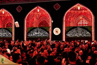عزاداری عاشقان اباعبدالله الحسین در کربلای معلی 14