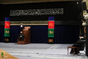 مراسم عزاداری شب شهادت حضرت امام سجاد علیه‌السلام با حضور رهبر انقلاب 3
