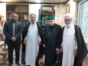 دیدار مسئول دفتر نمایندگی بعثه در عراق با نائب تولیت حرم امام حسین (ع)