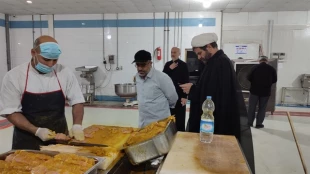 بازدید رئیس ستاد اربعین سازمان و دست اندرکاران حج و زیارت از آشپزخانه های الغدیر نجف و ابوتراب کربلا 2