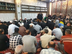 عزاداری شام شهادت امام سجاد ع در سرداب امام علی (ع) حرم حضرت اباالفضل العباس (ع) 2