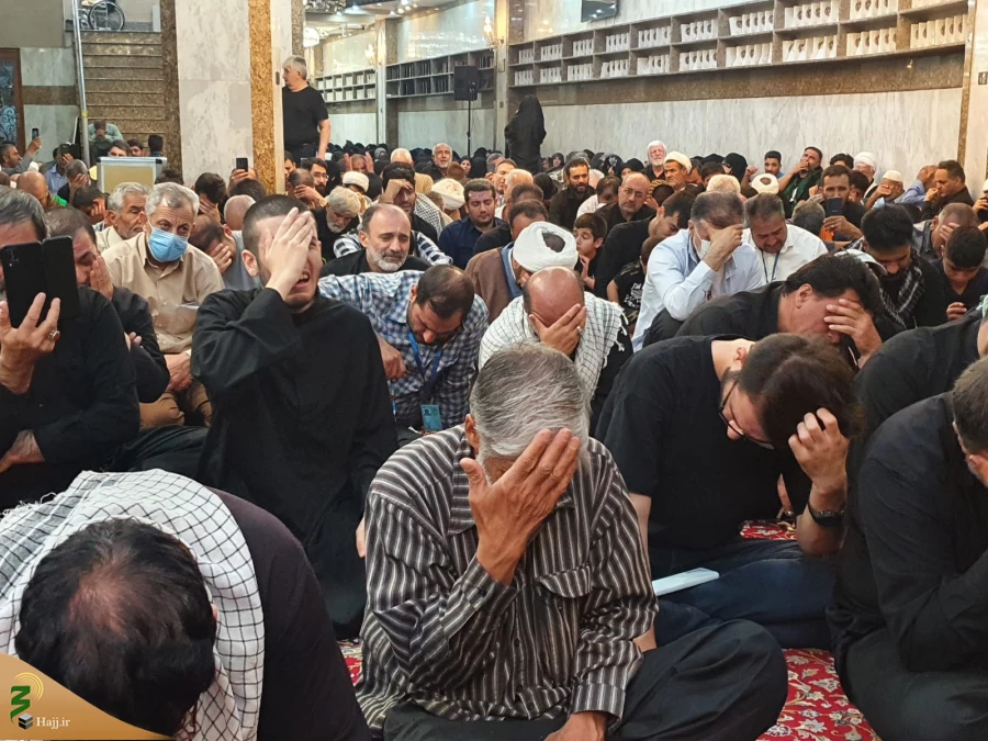 عزاداری شام شهادت امام سجاد ع در سرداب امام علی (ع) حرم حضرت اباالفضل العباس (ع) 2