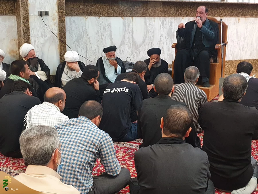 عزاداری شام شهادت امام سجاد ع در سرداب امام علی (ع) حرم حضرت اباالفضل العباس (ع) 4