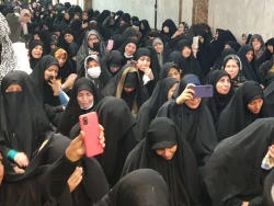 عزاداری شام شهادت امام سجاد ع در سرداب امام علی (ع) حرم حضرت اباالفضل العباس (ع) 7