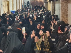 عزاداری شام شهادت امام سجاد ع در سرداب امام علی (ع) حرم حضرت اباالفضل العباس (ع) 9