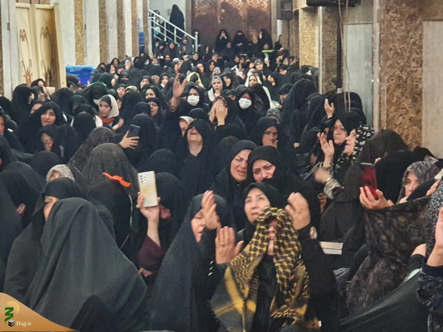 عزاداری شام شهادت امام سجاد ع در سرداب امام علی (ع) حرم حضرت اباالفضل العباس (ع) 9
