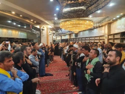 عزاداری شام شهادت امام سجاد ع در سرداب امام علی (ع) حرم حضرت اباالفضل العباس (ع) 11