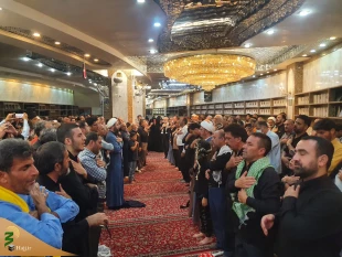 عزاداری شام شهادت امام سجاد ع در سرداب امام علی (ع) حرم حضرت اباالفضل العباس (ع) 11