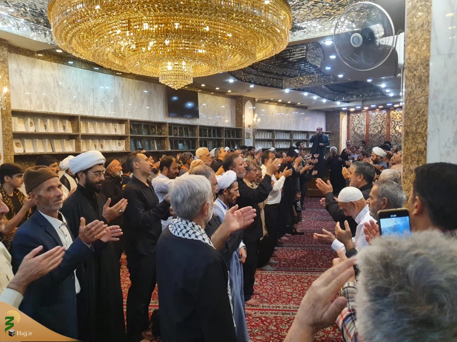 عزاداری شام شهادت امام سجاد ع در سرداب امام علی (ع) حرم حضرت اباالفضل العباس (ع) 12