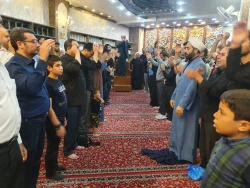 عزاداری شام شهادت امام سجاد ع در سرداب امام علی (ع) حرم حضرت اباالفضل العباس (ع) 13