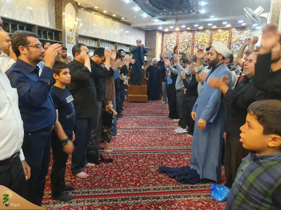 عزاداری شام شهادت امام سجاد ع در سرداب امام علی (ع) حرم حضرت اباالفضل العباس (ع) 13